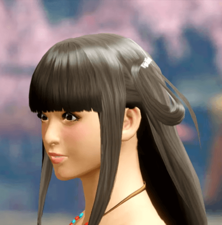 MH Rise - Hinoa Long  Hairstyle Female