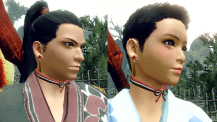 MH Rise - Bow Necklace Male and Female