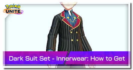 Pokemon UNITE - Dark Suit Set Innerwear Top Image