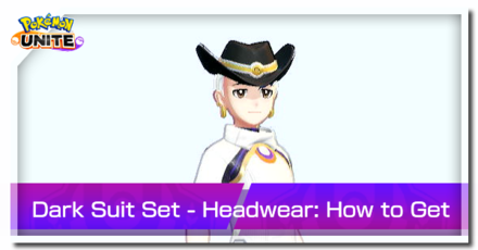 Pokemon UNITE - Dark Suit Set Headwear Top Image