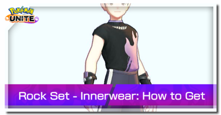 Pokemon UNITE - Rock Set - Innerwear Top Image