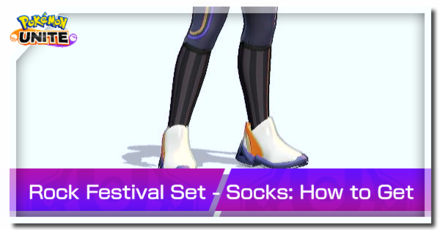 Pokemon UNITE - Rock Festival Set Socks Top Image