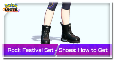 Pokemon UNITE - Rock Festival Set Shoes Top Image