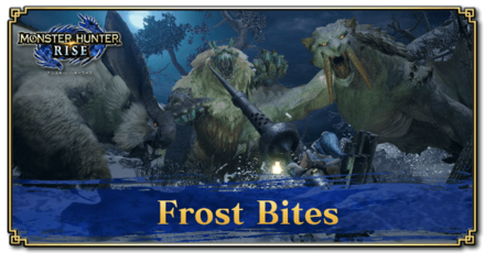 Monster Hunter Rise (MH Rise) - Frost Bites Quest Banner