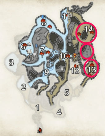 Monster Hunter Rise - Uroktor Locations Lava Caverns Underground