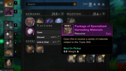 New World - Third Aptitude Reward Cache