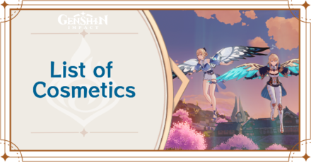 Genshin Impact - List of Cosmetics