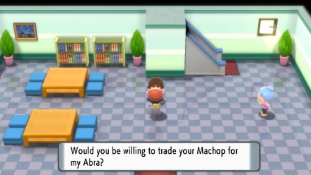 Pokemon BDSP Abra Trade Oreburgh City