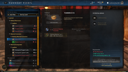 Tannin Refining New World