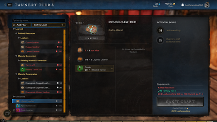 Infused Leather New World