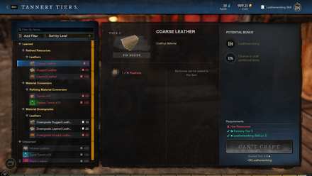 Coarse Leather New World