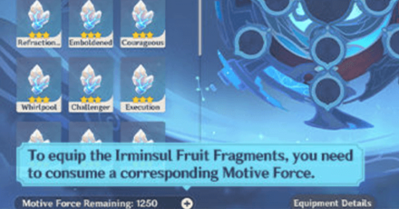 Genshin - What is a Motive Force