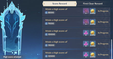 Genshin - Gain Rewards from Getting Higher Points!