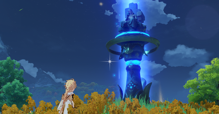 Genshin - Geo Statue of the Seven in Liyue