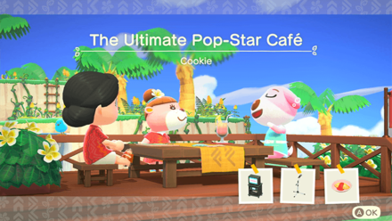 Cookie Theme Name and Required Furniture