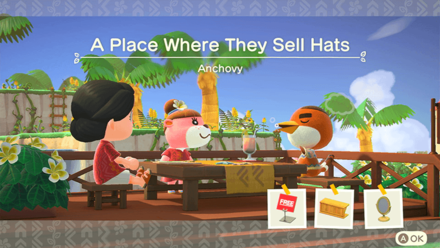 Anchovy Theme Name and Required Furniture