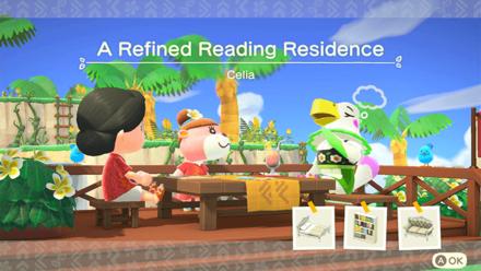 Celia Theme Name and Required Furniture