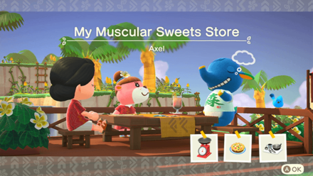 Axel Theme Name and Required Furniture