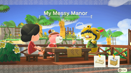 Harry Theme Name and Required Furniture