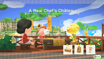 Goldie Theme Name and Required Furniture