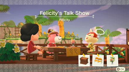 Felicity Theme Name and Required Furniture