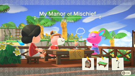 Fuchsia Theme Name and Required Furniture