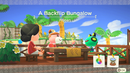 Frobert Theme Name and Required Furniture