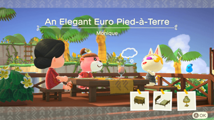 Monique Theme Name and Required Furniture