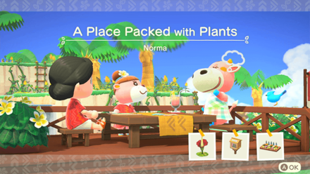 Norma Theme Name and Required Furniture