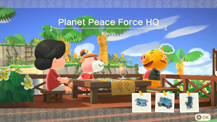 Kevin Theme Name and Required Furniture