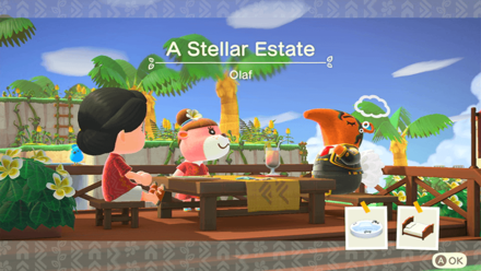 Olaf Theme Name and Required Furniture