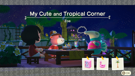 Zoe Theme Name and Required Furniture