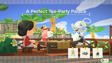 Tia Theme Name and Required Furniture