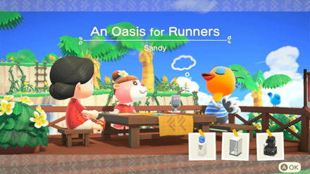 Sandy Theme Name and Required Furniture