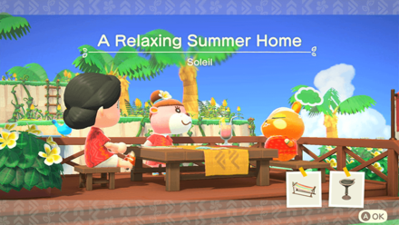 Soleil Theme Name and Required Furniture