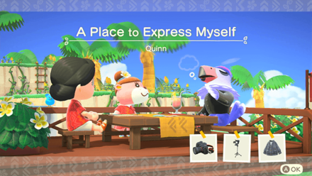 Quinn Theme Name and Required Furniture