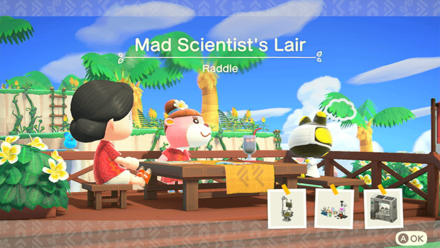 Raddle Theme Name and Required Furniture