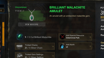 New World - Craft Tier 4 Trinkets for Level 200