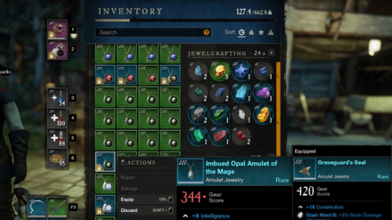 New World - Sell or Salvage Crafted Trinkets