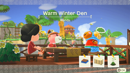 Wendy Theme Name and Required Furniture