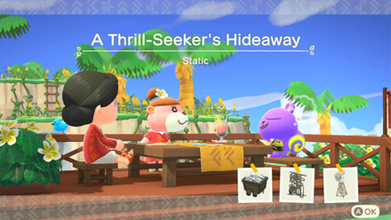 Static Theme Name and Required Furniture