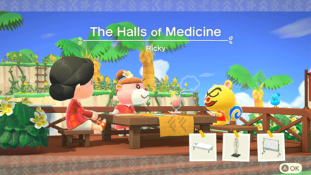 Ricky Theme Name and Required Furniture