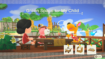 Carrie Theme Name and Required Furniture