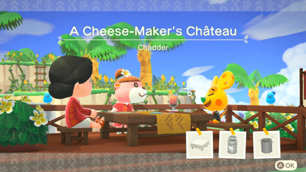 Chadder Theme Name and Required Furniture