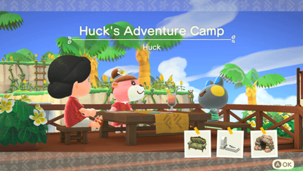 Huck Theme Name and Required Furniture