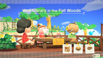 Spork Theme Name and Required Furniture