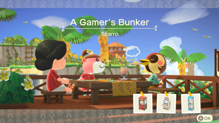 Sparro Theme Name and Required Furniture