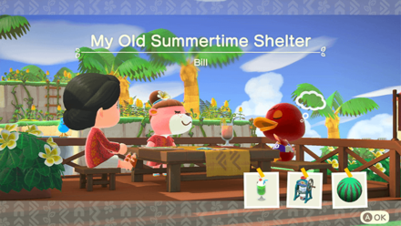 Bill Theme Name and Required Furniture