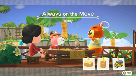 Teddy Theme Name and Required Furniture