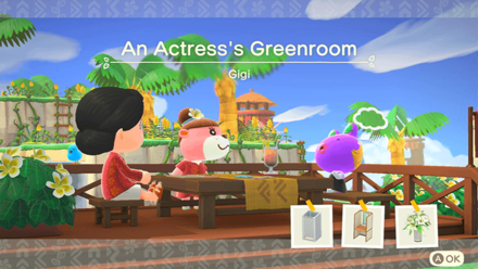 Gigi Theme Name and Required Furniture